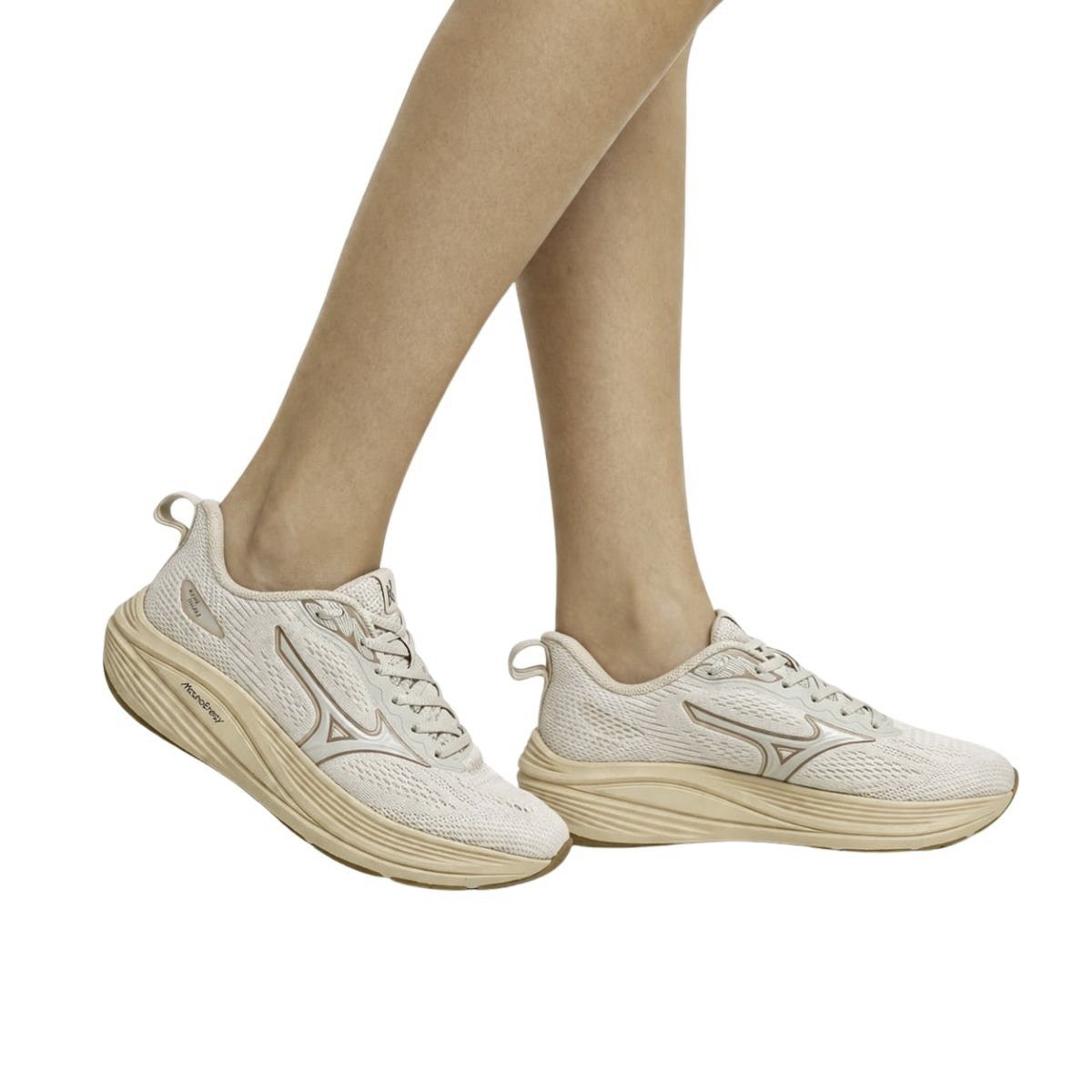 Tênis Mizuno Feminino 101144144F Creme Bege 2