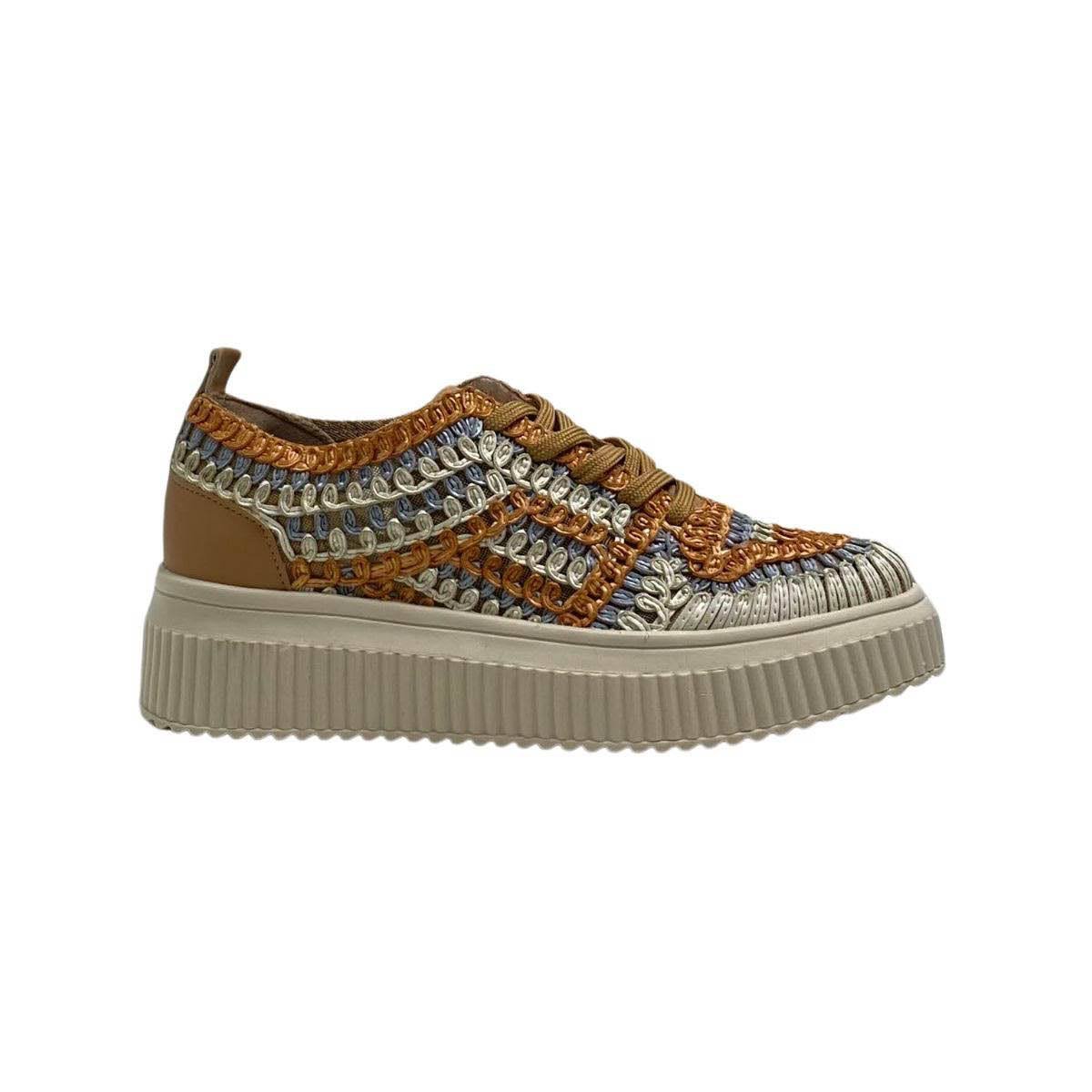 Tênis Valentina Feminino 605026 Bege