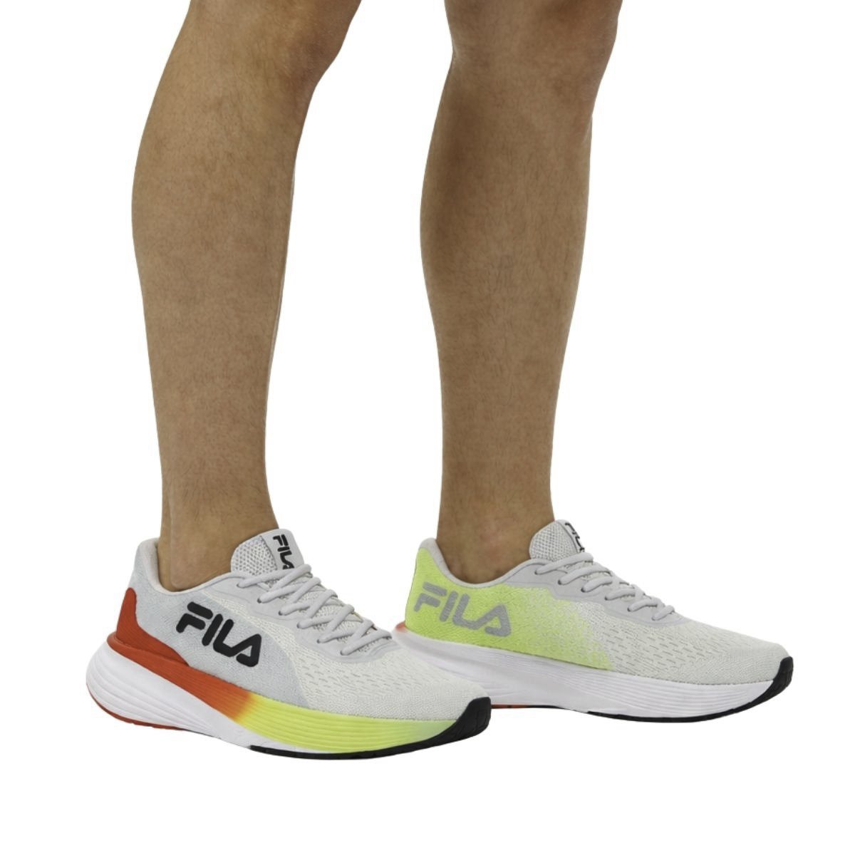 Tênis Agile Fila Masculino FO1R00208 Branco Cinza 2