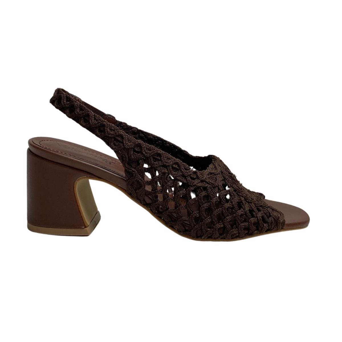 Sandália Valentina Feminina 451091 Marrom escuro