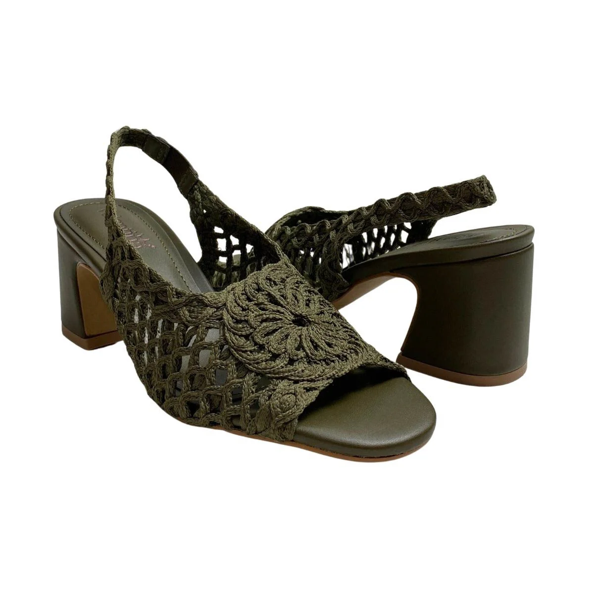 Sandália Valentina Feminina 451091 Verde Verde 5