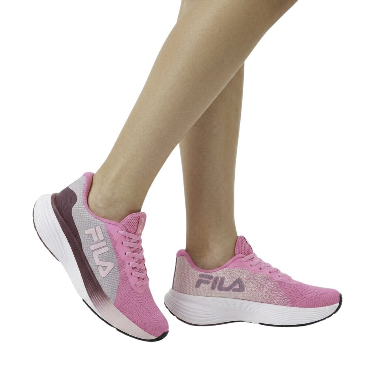 Tênis Agile Fila Feminina FO2R00210 Rosa Rosa 2