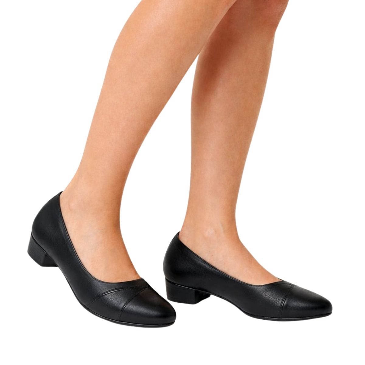 Sapatilha Piccadilly Feminina 250265 Preto Preto 2
