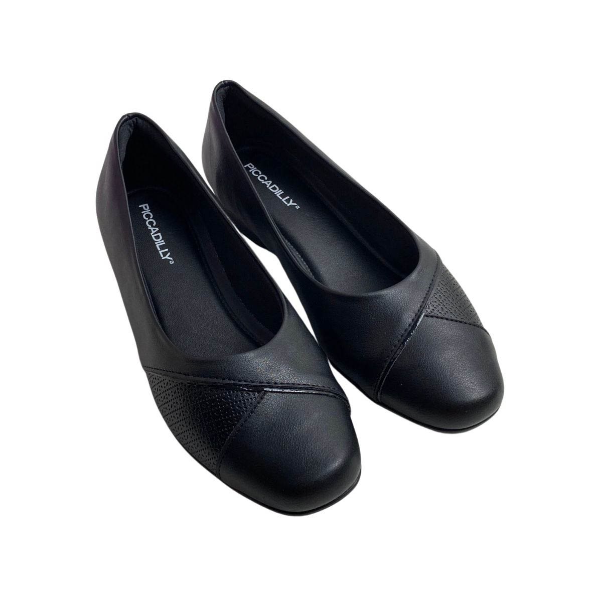 Sapatilha Piccadilly Feminina 250265 Preto Preto 4