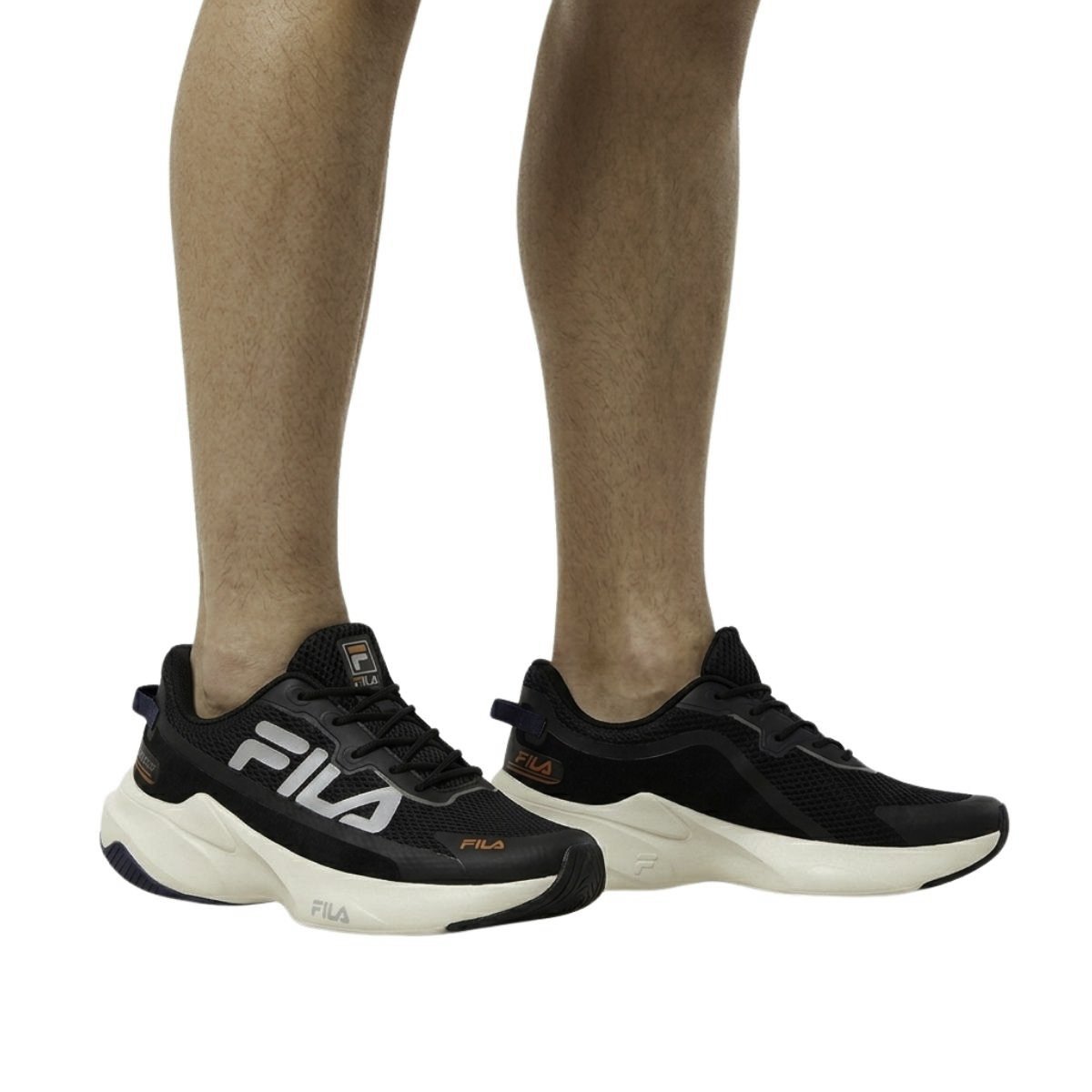 Tênis Esportivo Fila Feminino 51J728X Preto Preto 2