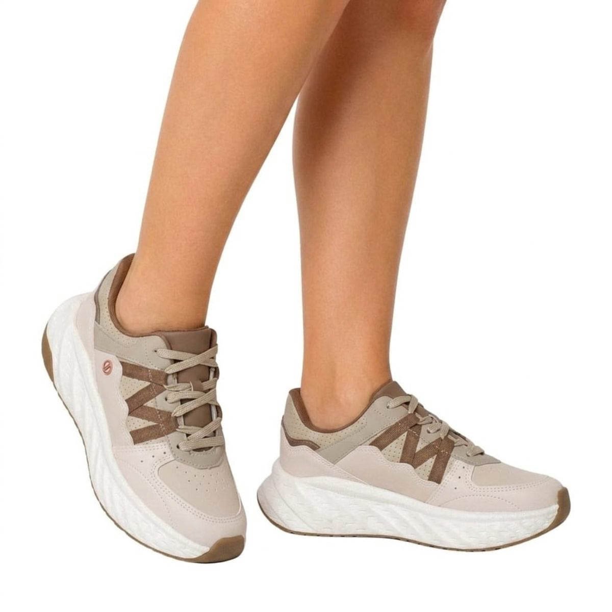 Tênis Dakota Feminino D2231 Bege Bege 2