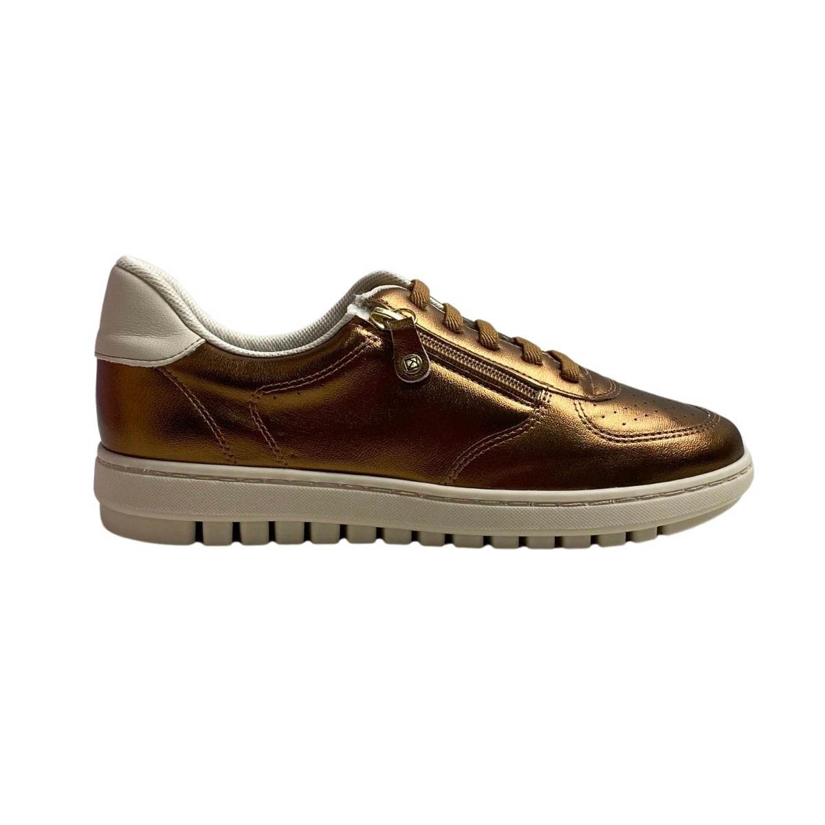 Tênis Piccadilly Feminino 937010 Dourado Escuro Dourado