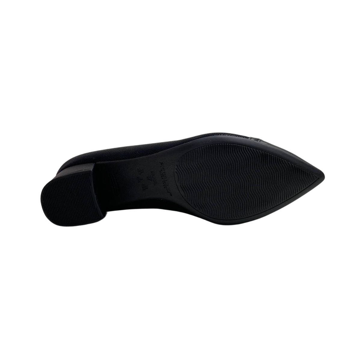 Sapato Piccadilly Feminino 739099 Preto Preto 6