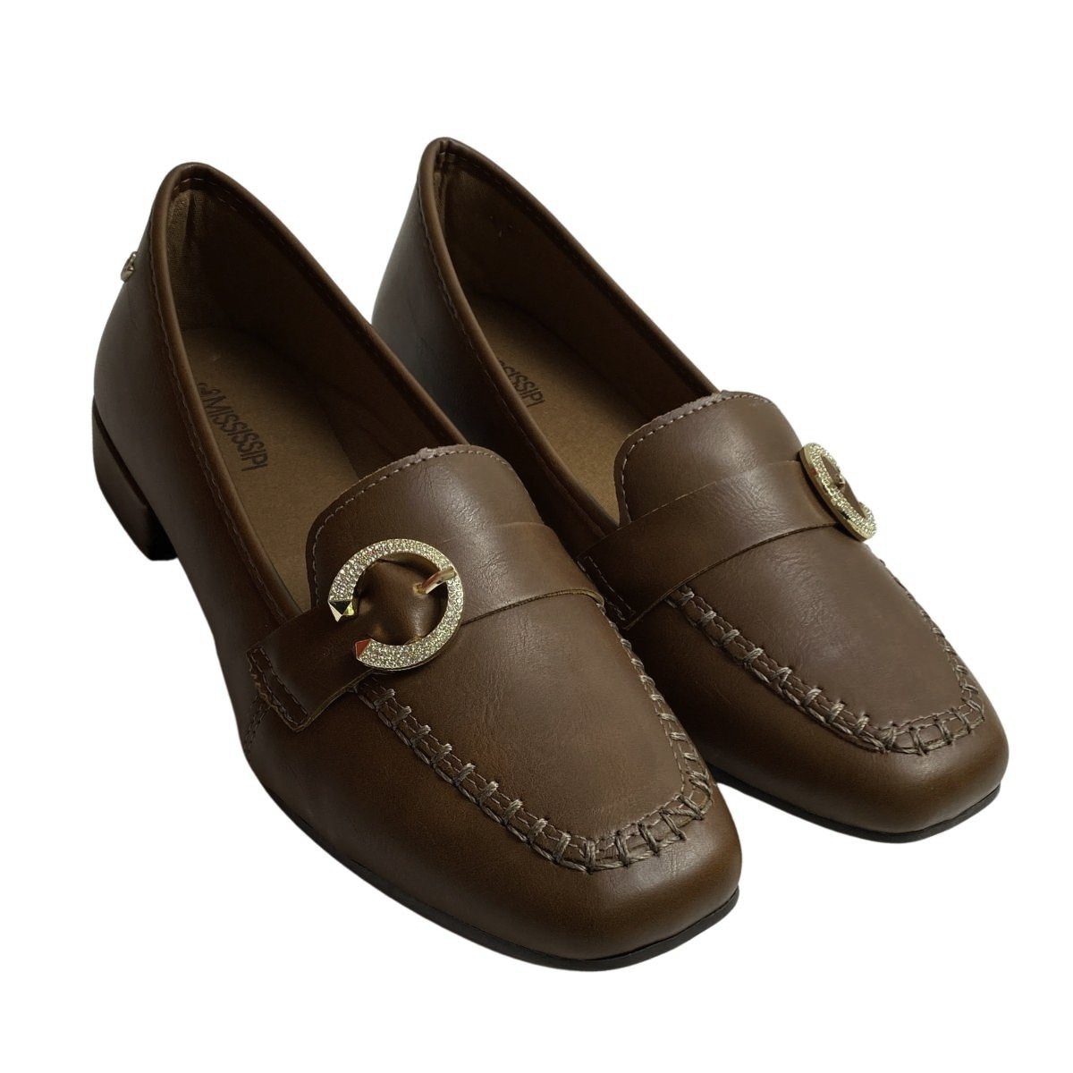 Mocassim Mississipi Feminino J1502 Marrom Marrom 4