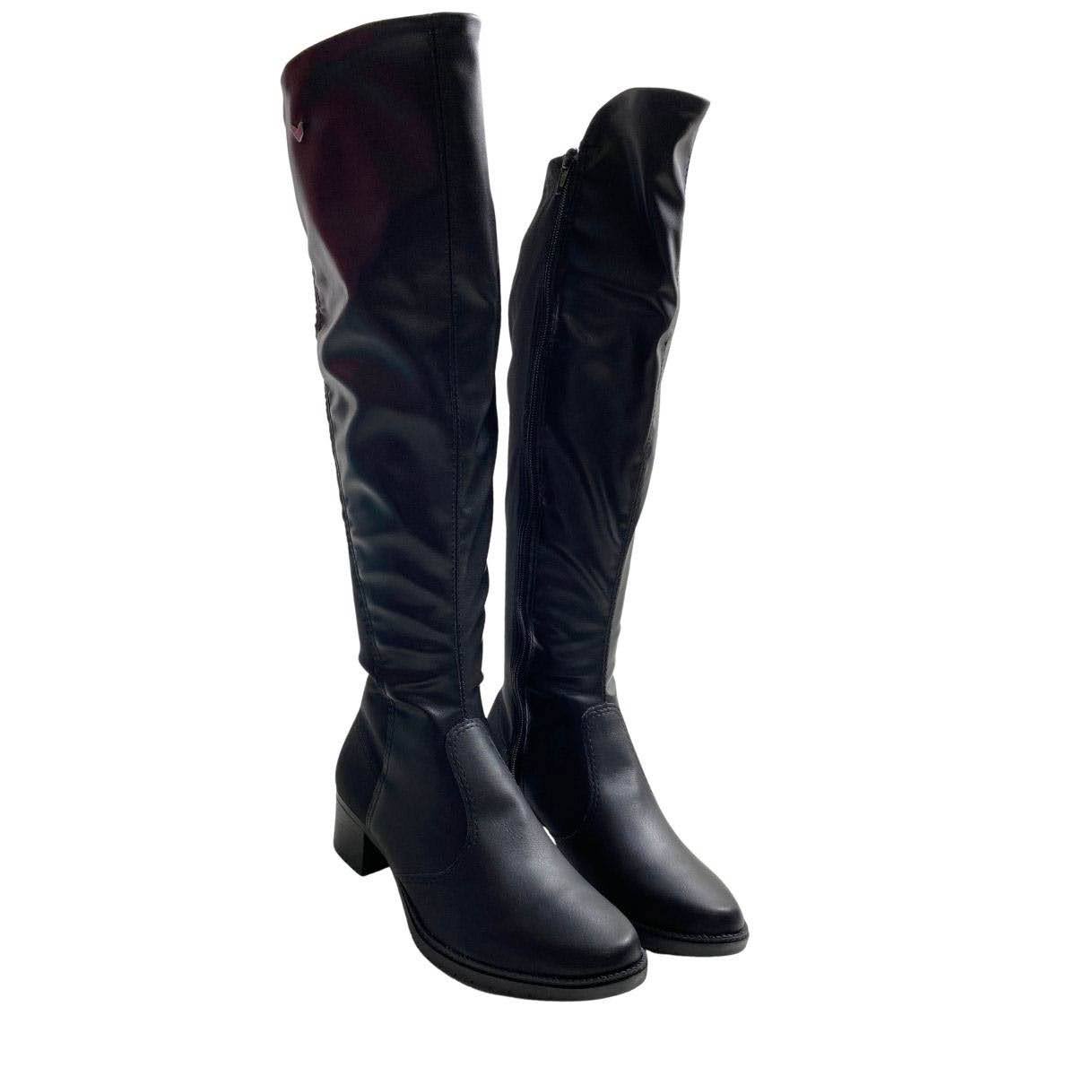 Bota Mississipi Feminino J0334 Preto Preto 4
