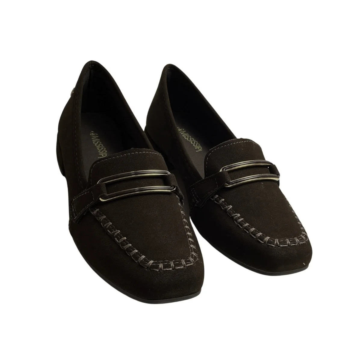 Mocassim Mississipi Feminino J1501 Marrom Escuro Marrom 4