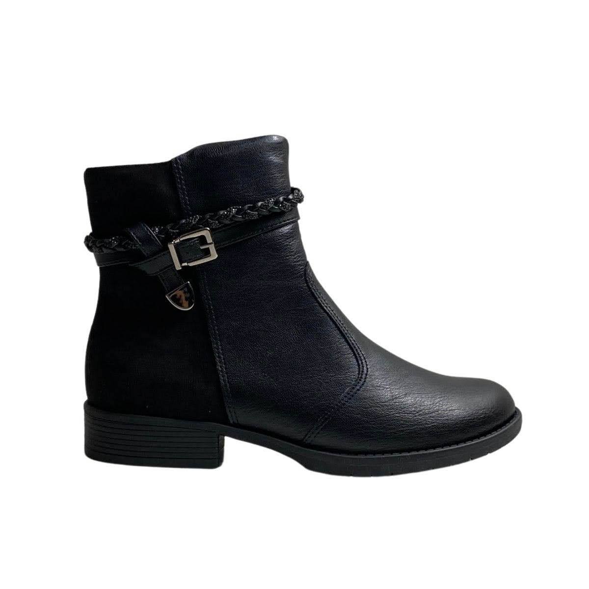 Bota Piccadilly Feminina 653027 Preta