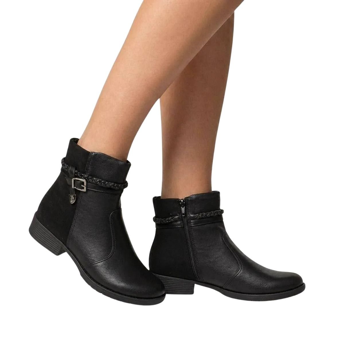 Bota Piccadilly Feminina 653027 Preta Preto 2