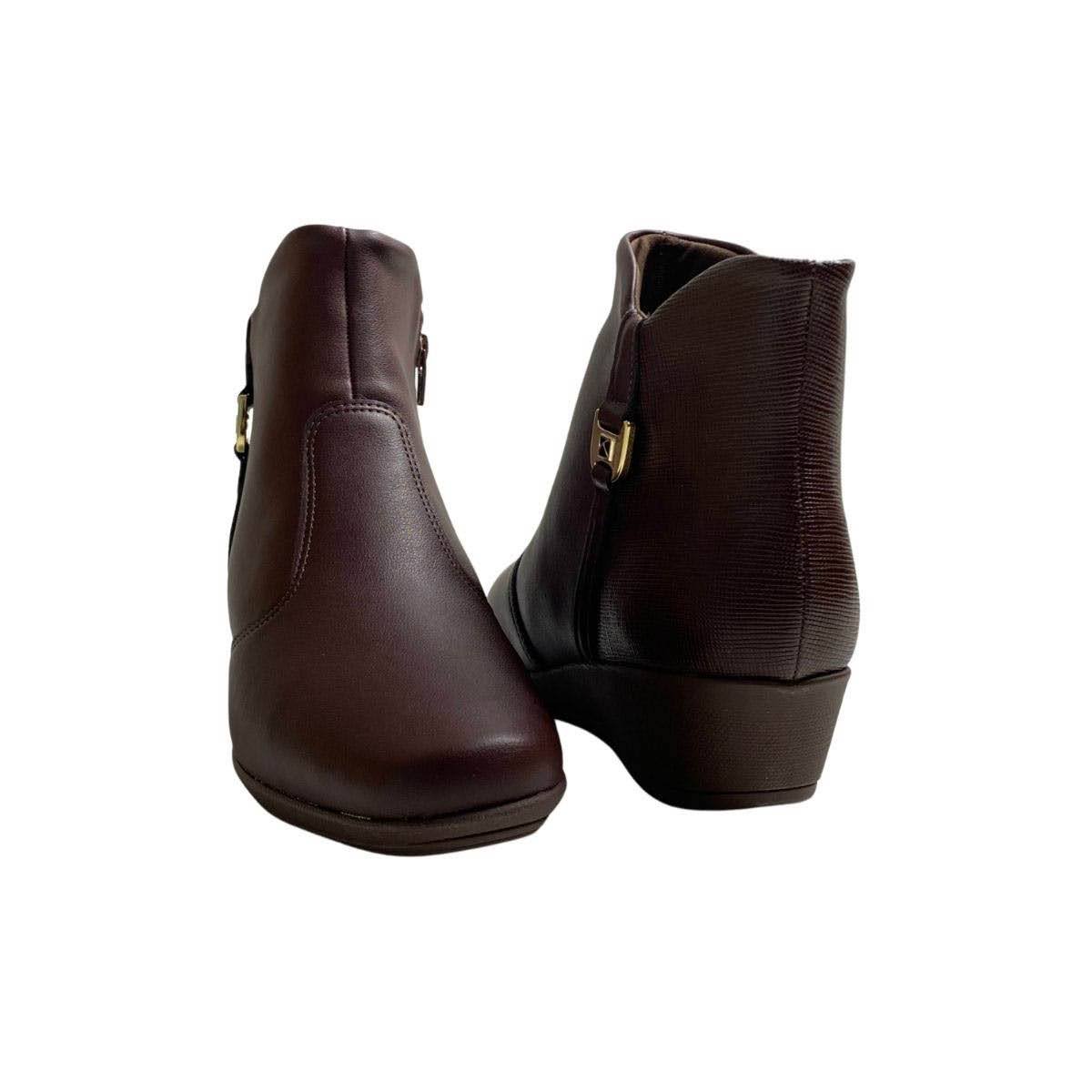 Bota Piccadilly Feminina 143249 Marrom Marrom 5