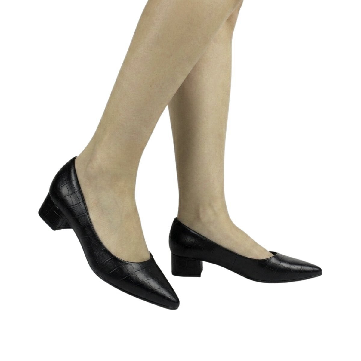 Sapato Beira Rio Feminino 4182200F Preto Preto 2