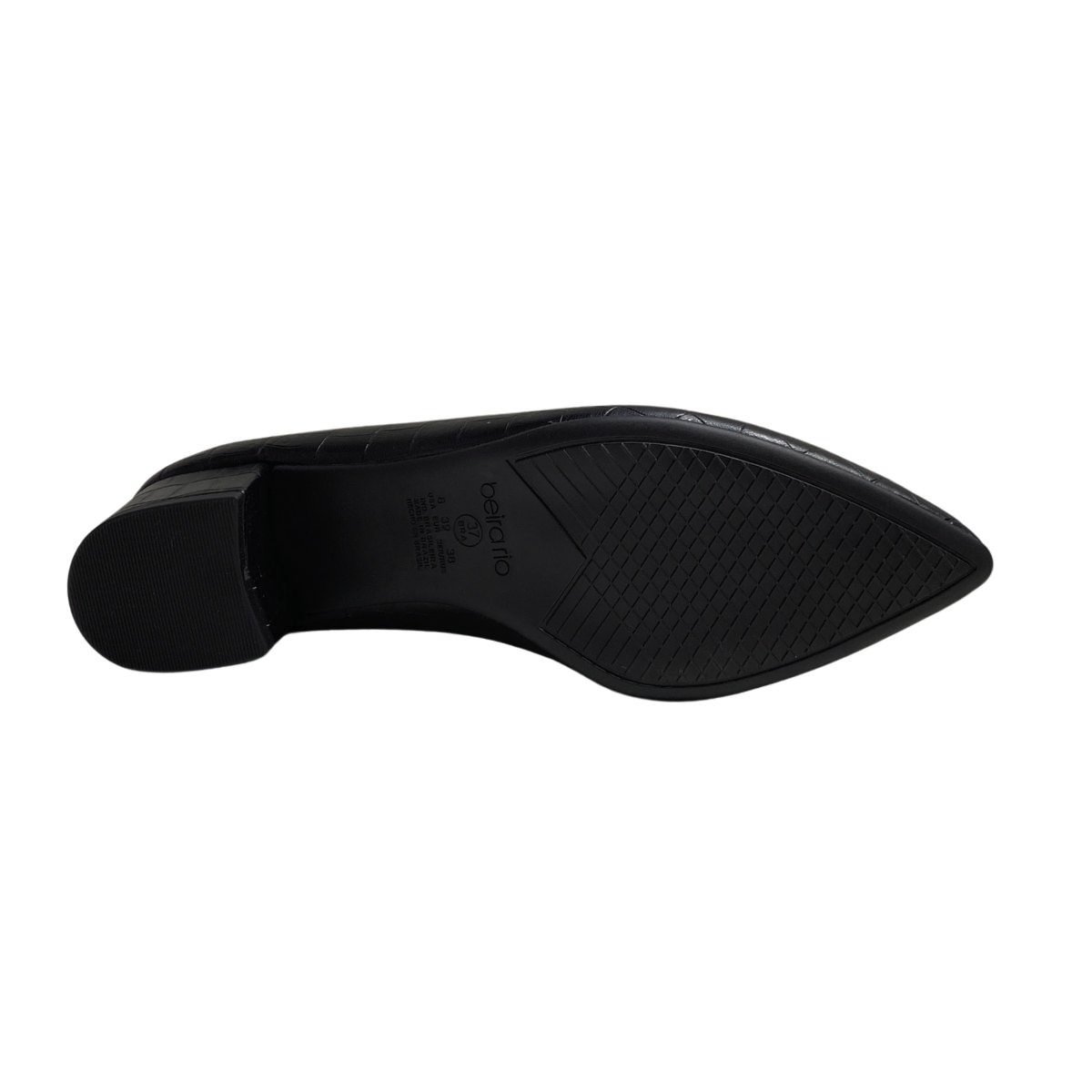 Sapato Beira Rio Feminino 4182200F Preto Preto 6