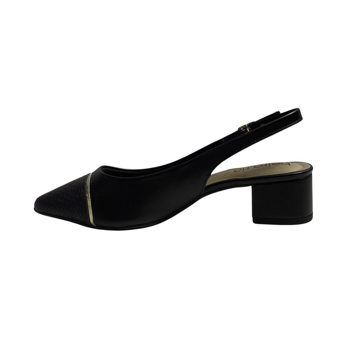 Sapato Beira Rio Feminino 4182237 Preto Preto 3