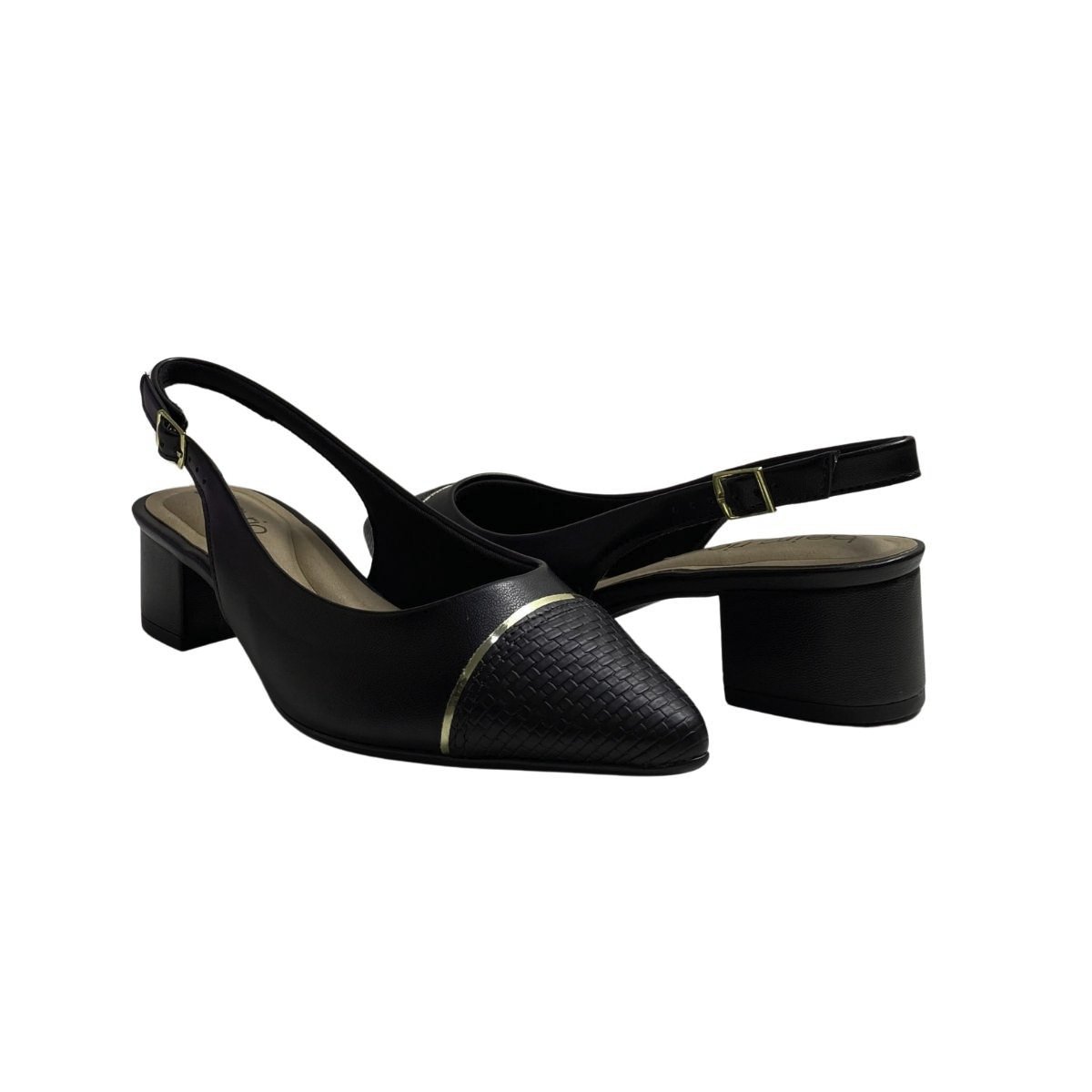 Sapato Beira Rio Feminino 4182237 Preto Preto 5