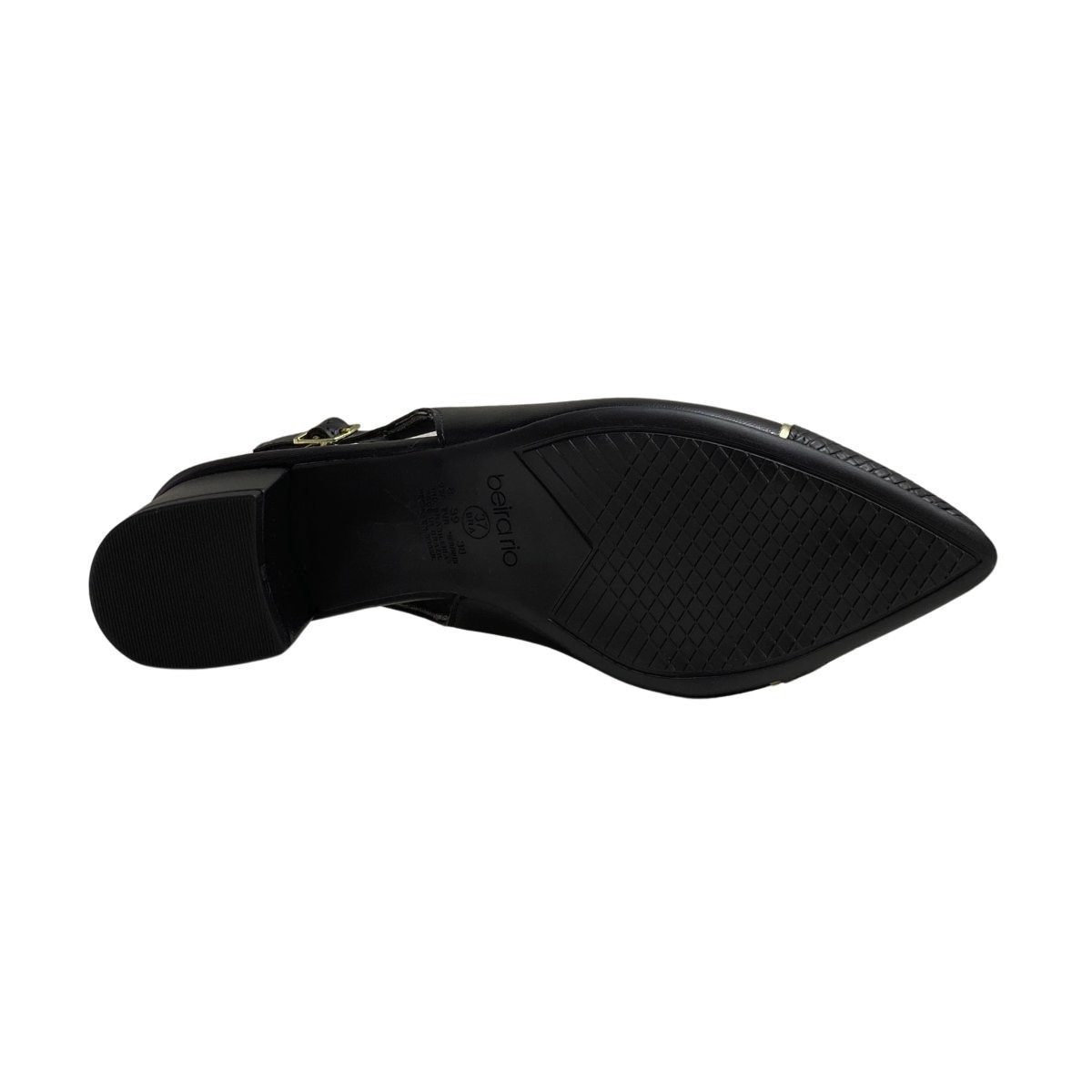 Sapato Beira Rio Feminino 4182237 Preto Preto 6