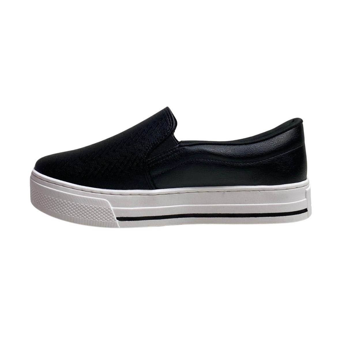 Tênis Via Marte Feminino 027027 Preto Preto 3