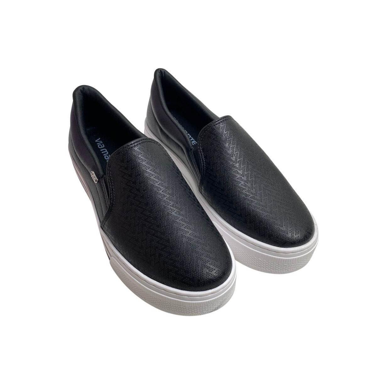 Tênis Via Marte Feminino 027027 Preto Preto 4