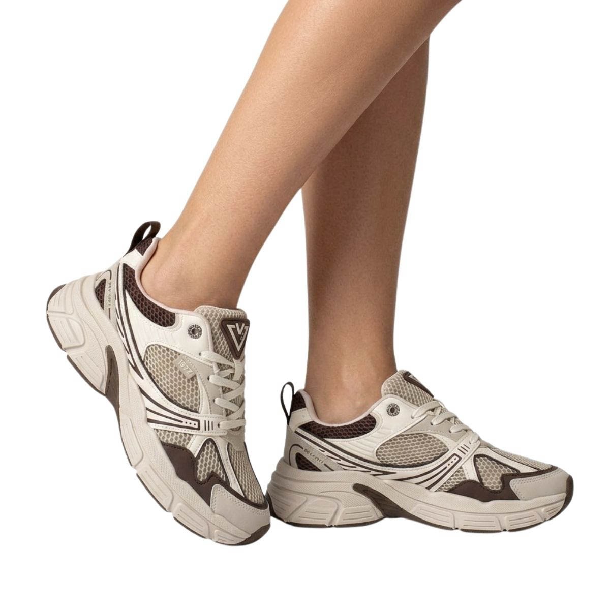 Tênis Via Marte Feminino 369001 Bege Bege 2
