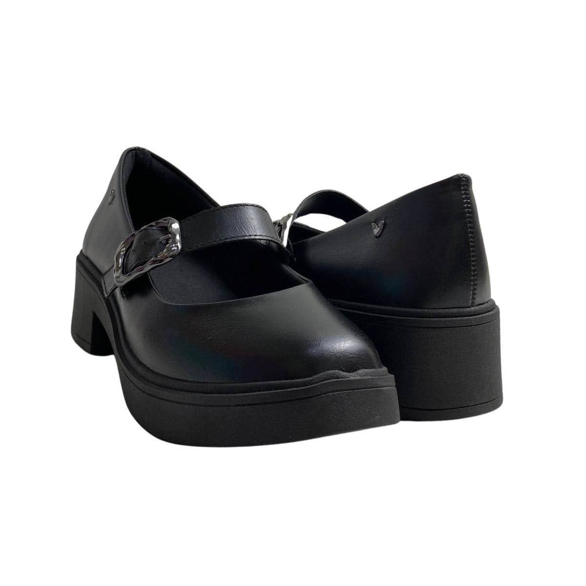 Sapato Mississipi Feminino J1471 Preto Preto 5