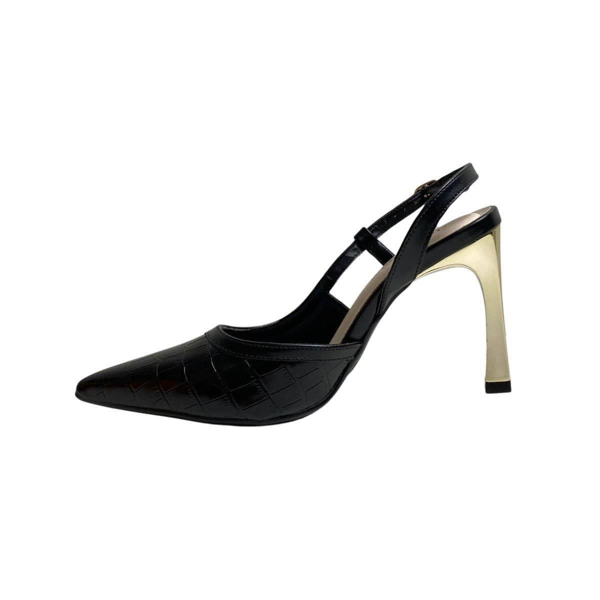Scarpin Bebecê Feminino T9442221 Preto Preto 3