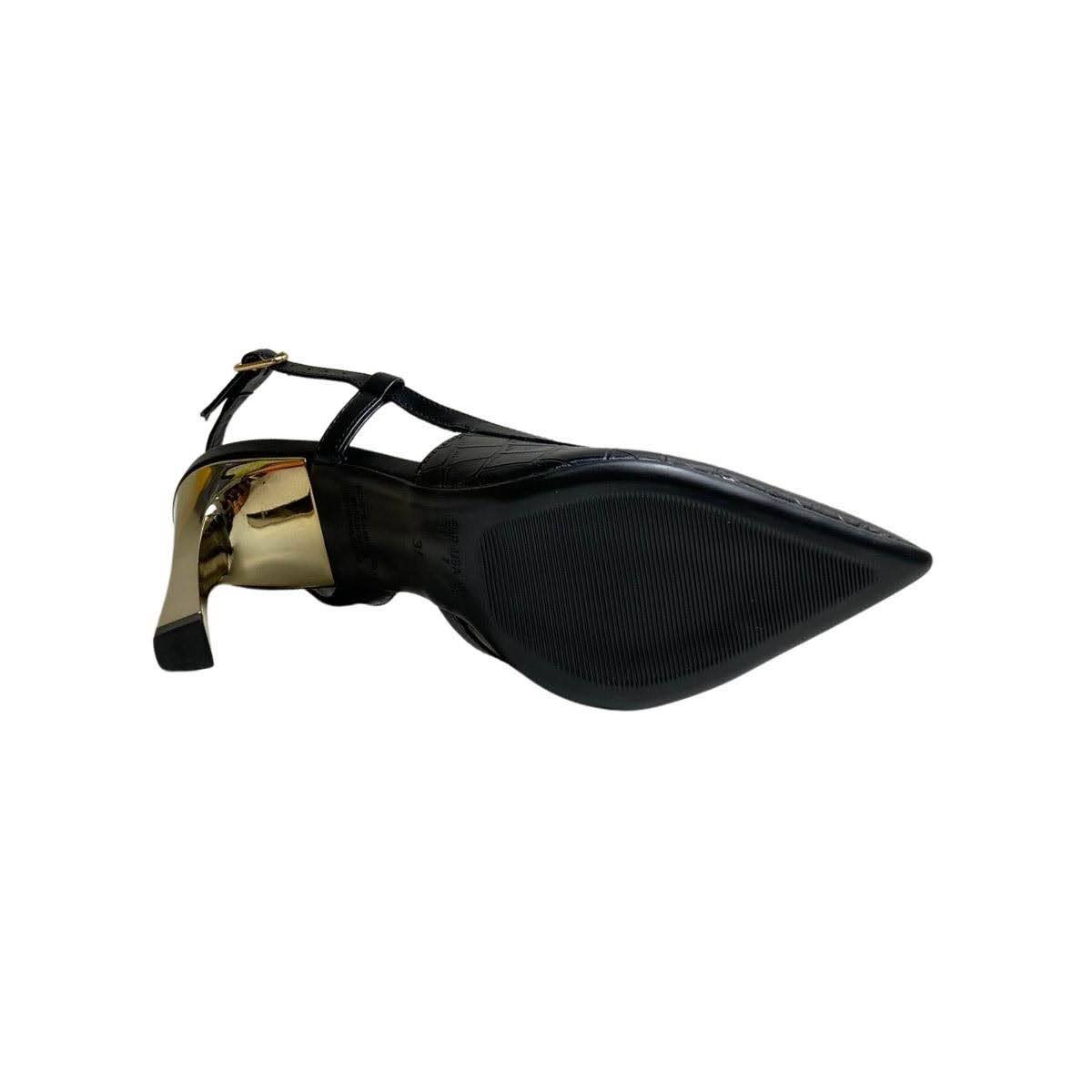 Scarpin Bebecê Feminino T9442221 Preto Preto 6