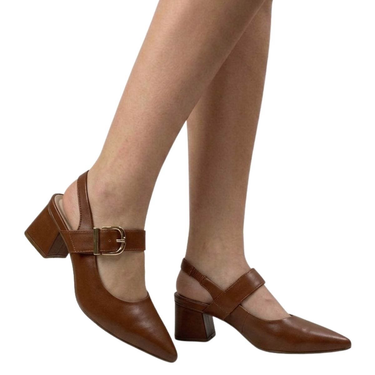 Sapato Bebecê Feminino T3838563 Marrom Marrom 2