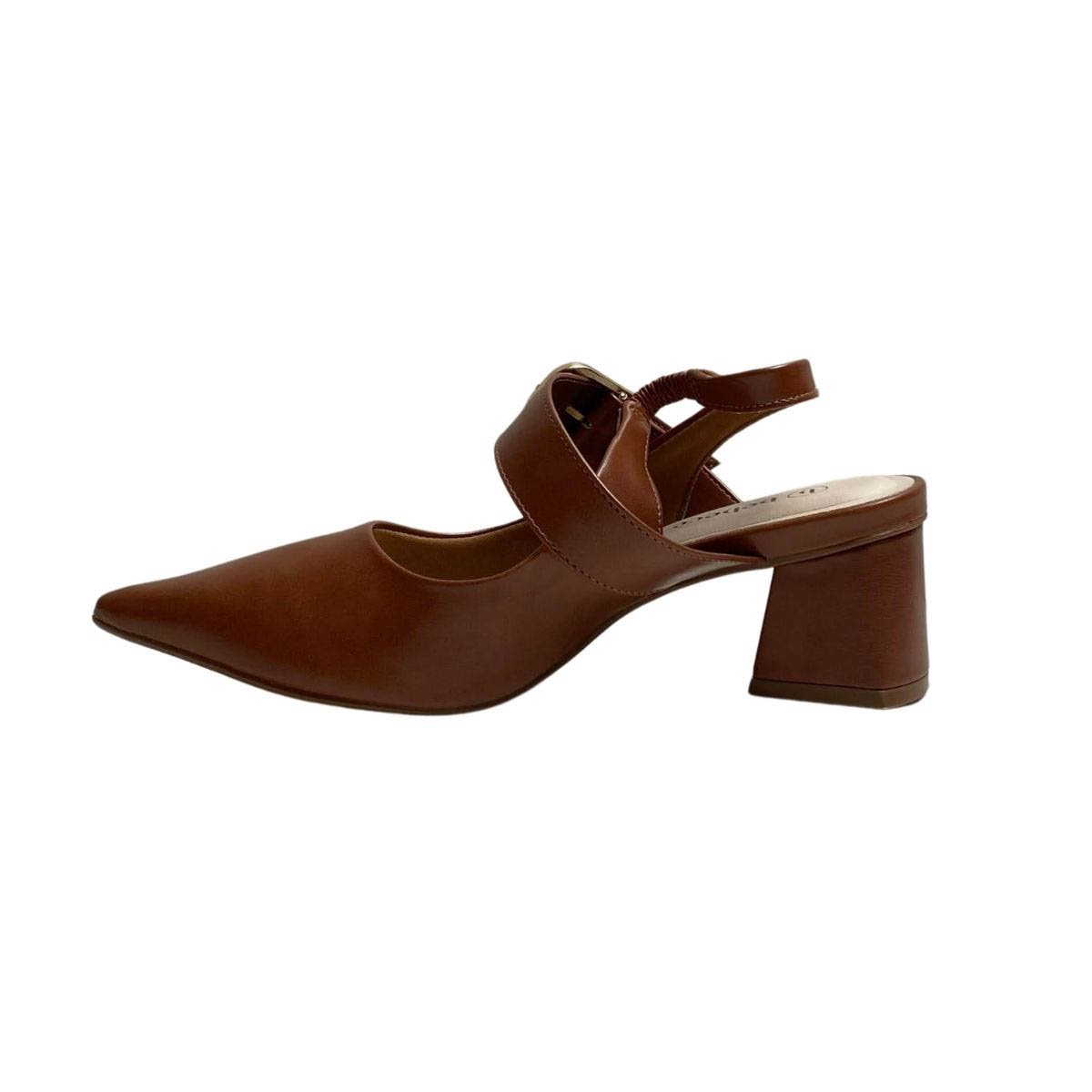 Sapato Bebecê Feminino T3838563 Marrom Marrom 3