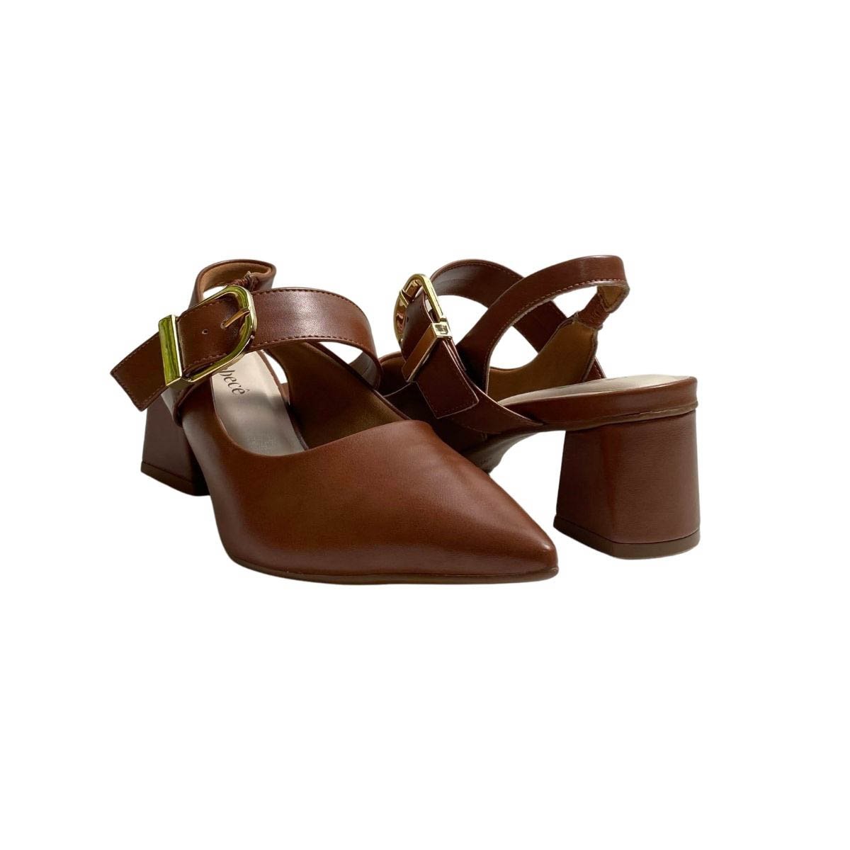 Sapato Bebecê Feminino T3838563 Marrom Marrom 5