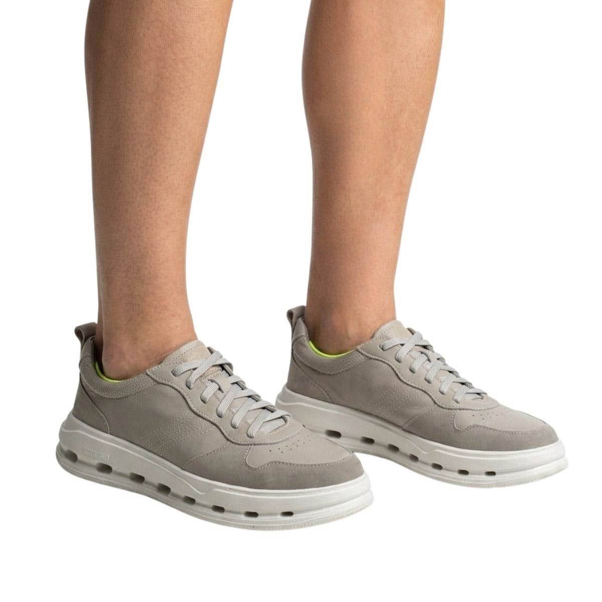 Sapatenis Democrata Masculino 240701 Cinza Cinza 2