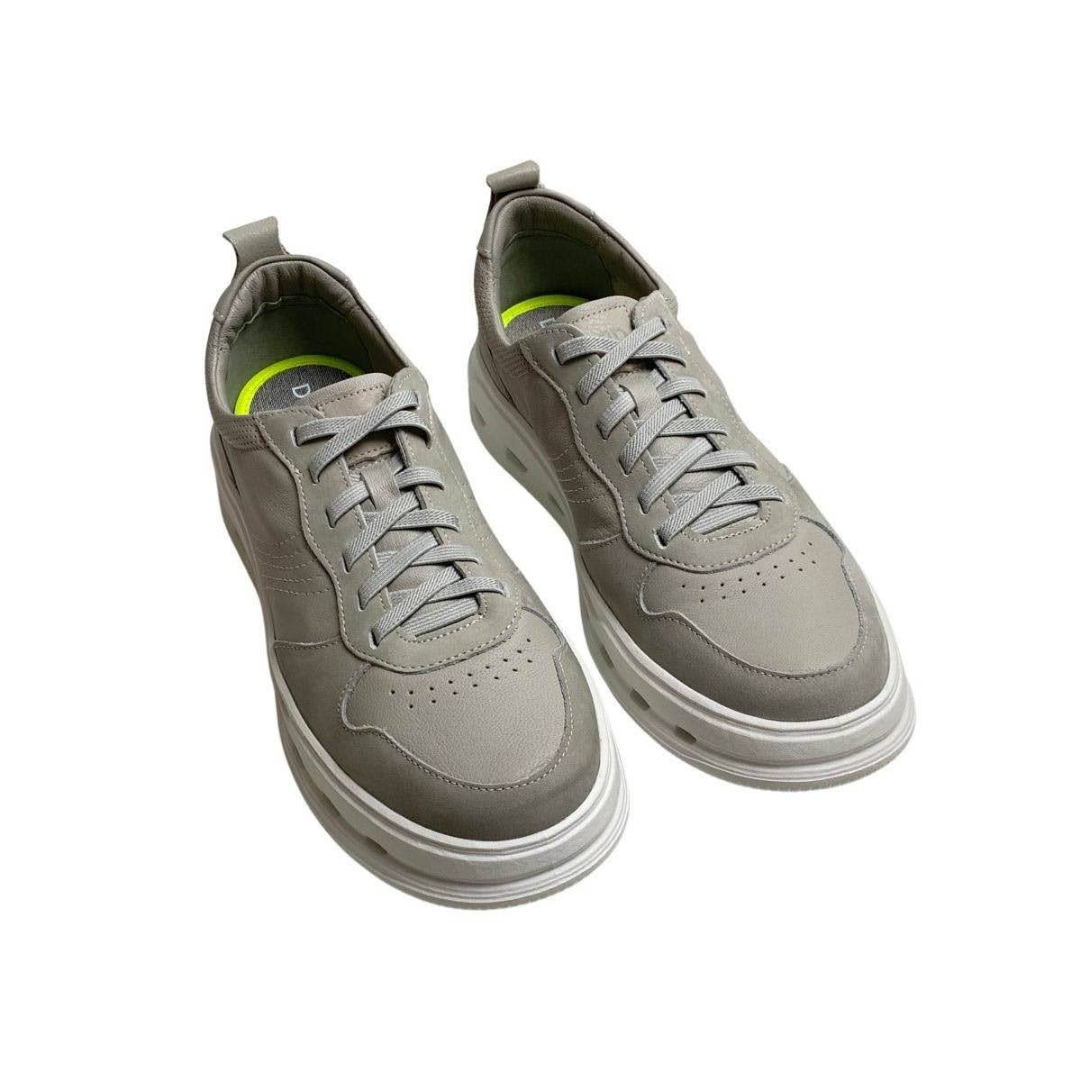 Sapatenis Democrata Masculino 240701 Cinza Cinza 4