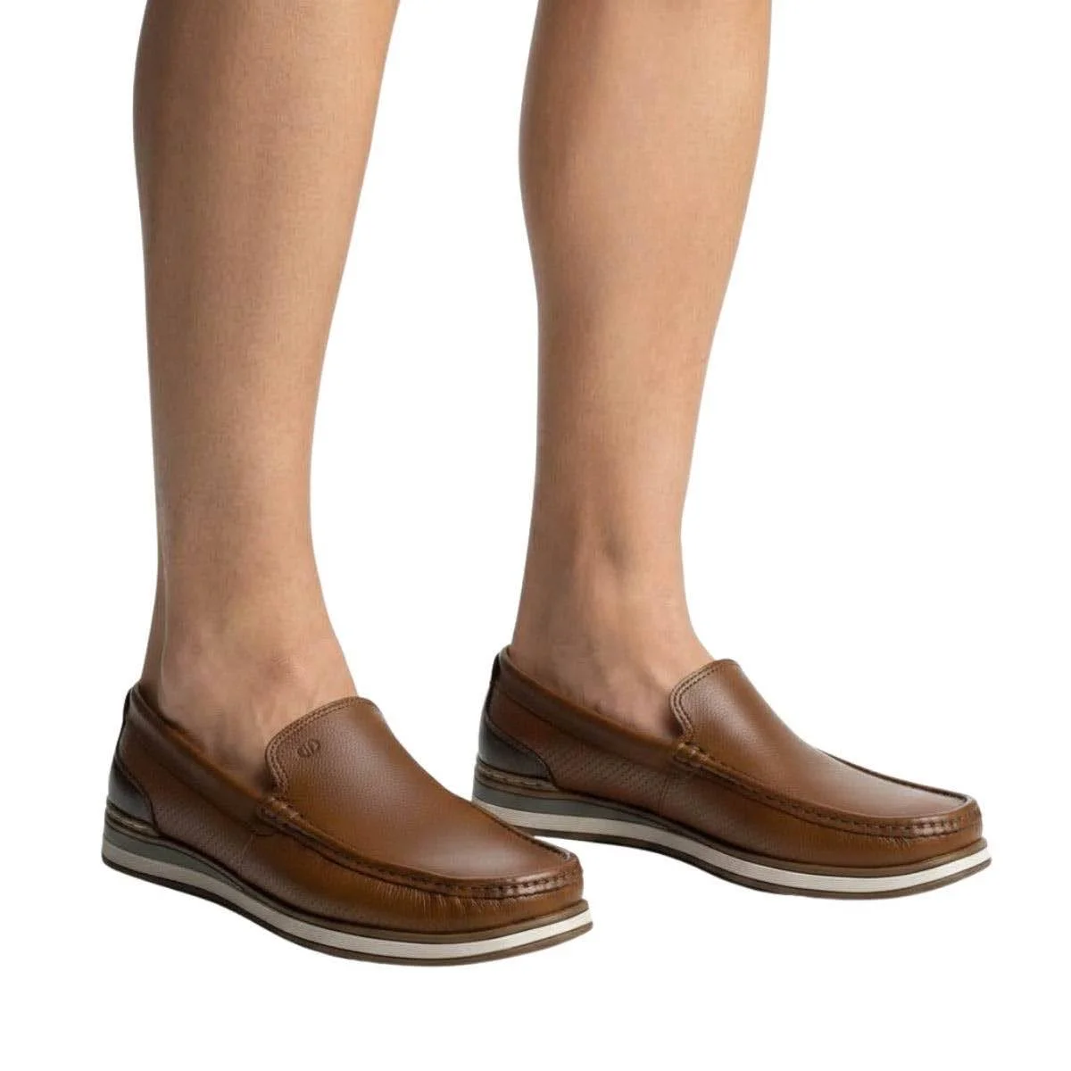 Mocassim Democrata Masculino 252101 Marrom Marrom 2