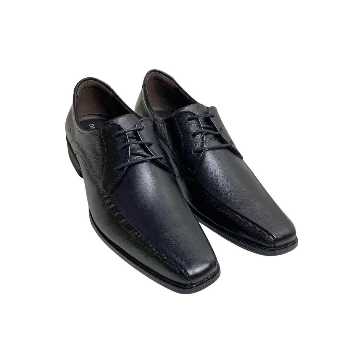 Sapato Social Democrata Masculino 646101 Preto Preto 4