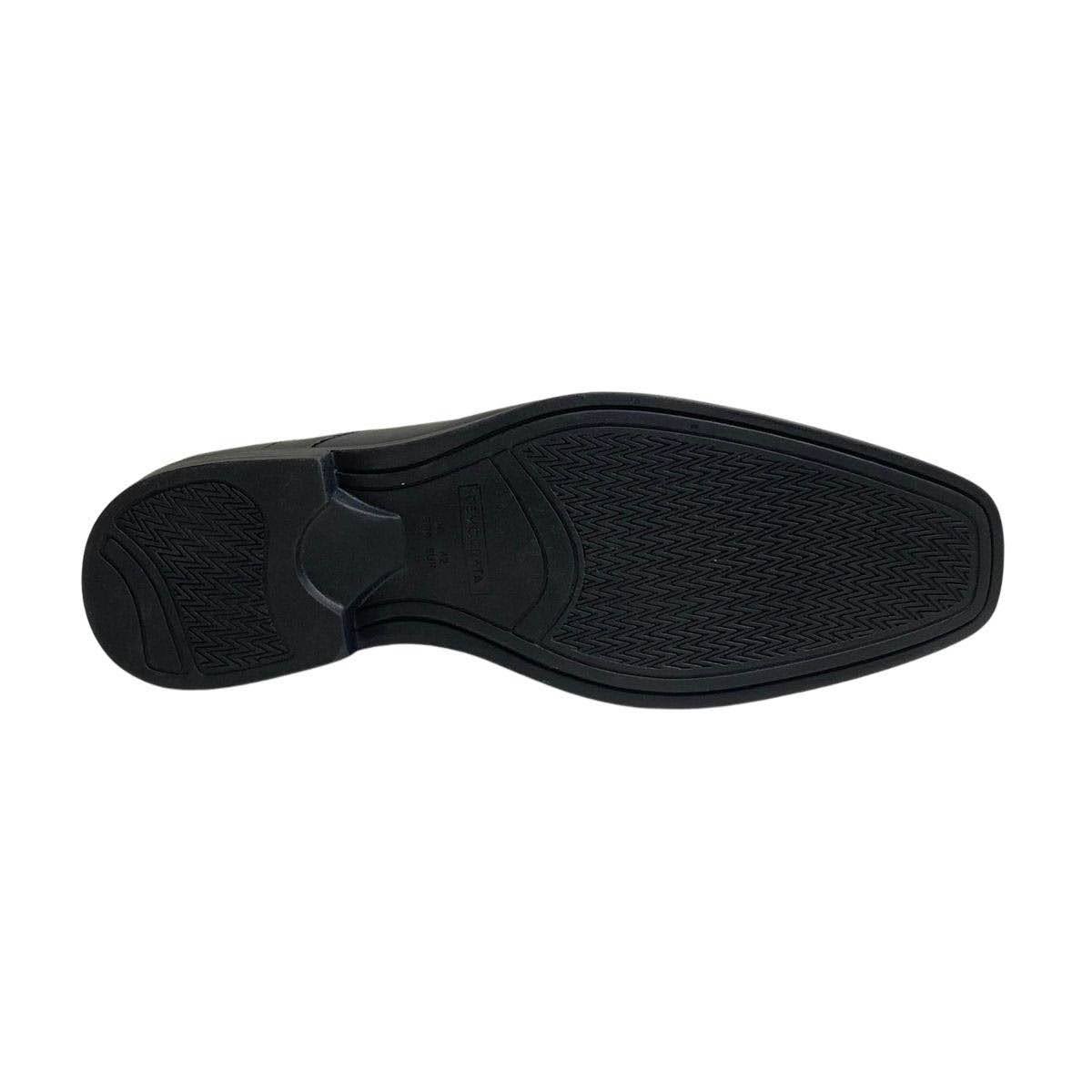 Sapato Social Democrata Masculino 646101 Preto Preto 6