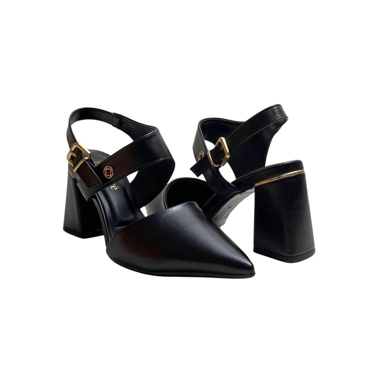 Sapato Bebecê Feminino T7012022 Preto Preto 5