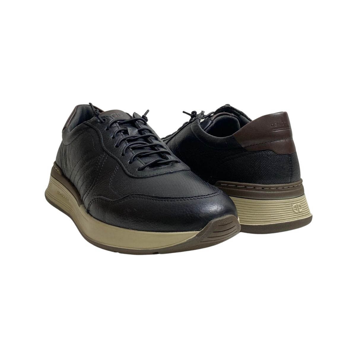 Sapatenis Democrata Masculino 662101 Preto Preto 5