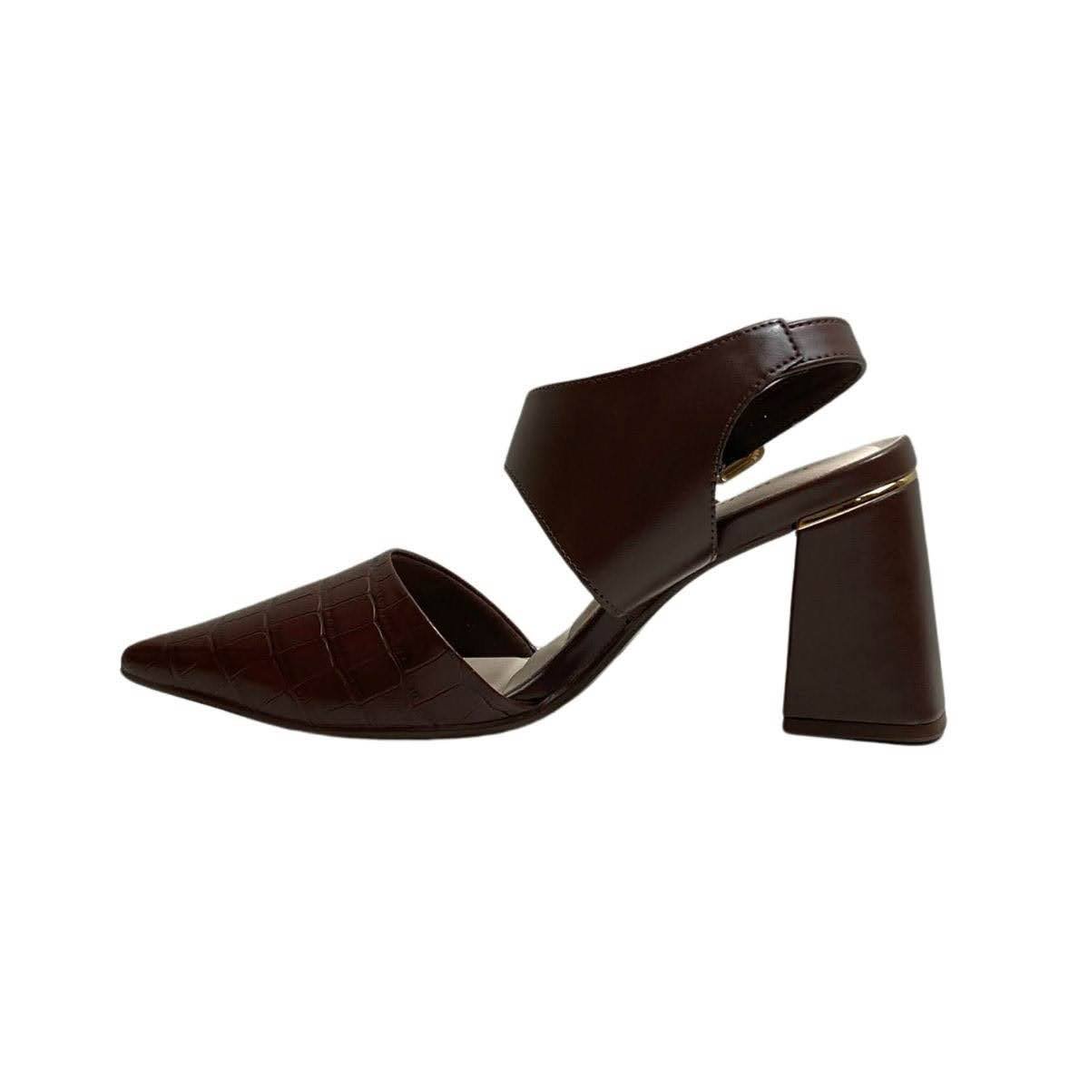 Sapato Bebecê Feminino T7012022 Marrom Escuro Marrom 3
