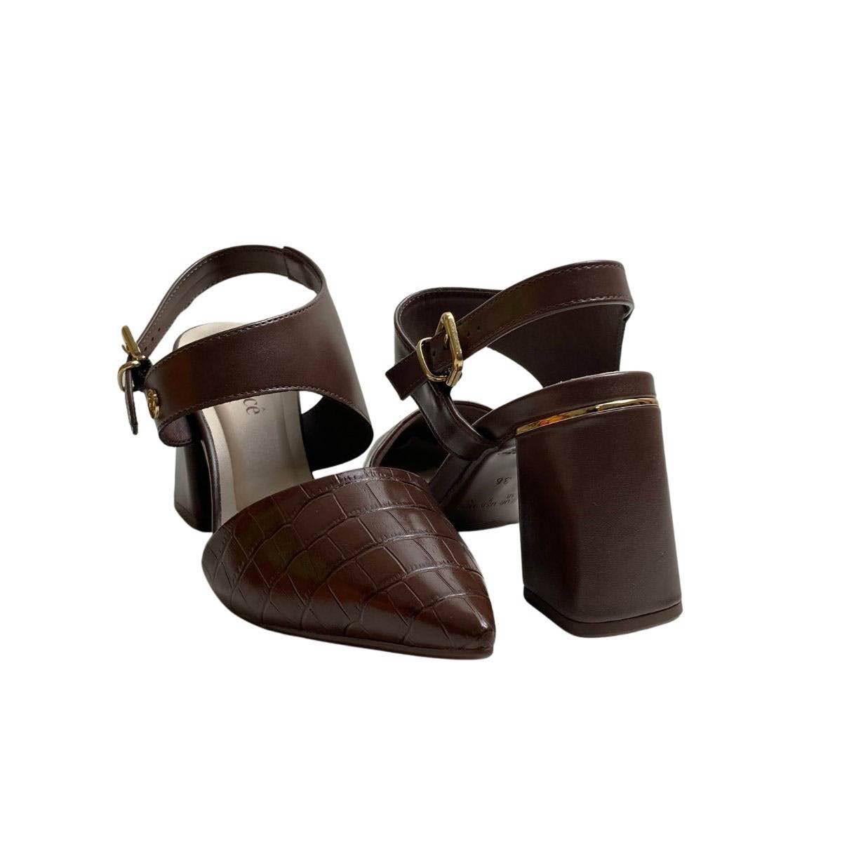 Sapato Bebecê Feminino T7012022 Marrom Escuro Marrom 5