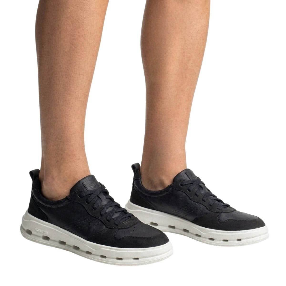 Sapatenis Democrata Masculino 240701 Preto Preto 2