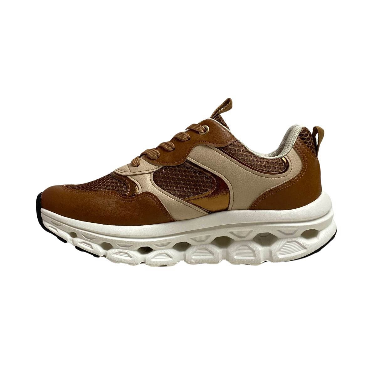Tênis Piccadilly Feminino 948019 Marrom Marrom 3
