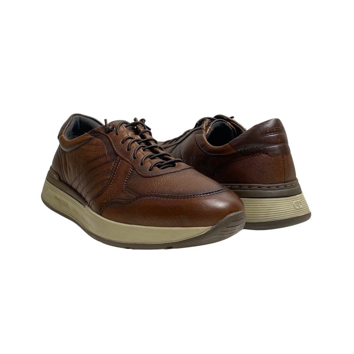 Sapatenis Democrata Masculino 662101 Marrom Marrom 5