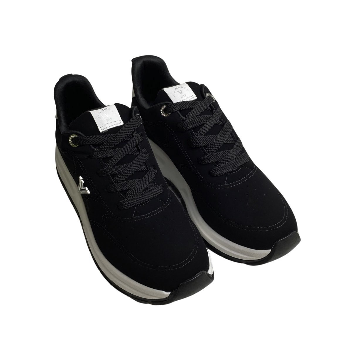 Tênis Via Marte Feminino 242013 Preto Preto 4
