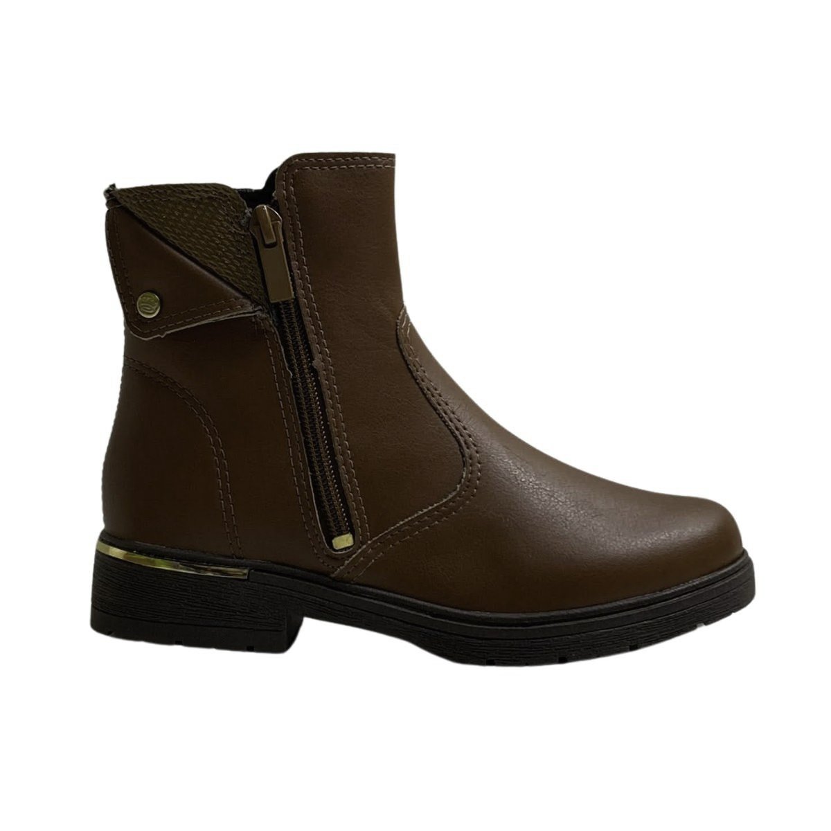 Bota Pink Cats Infantil Menina V6072 Marrom