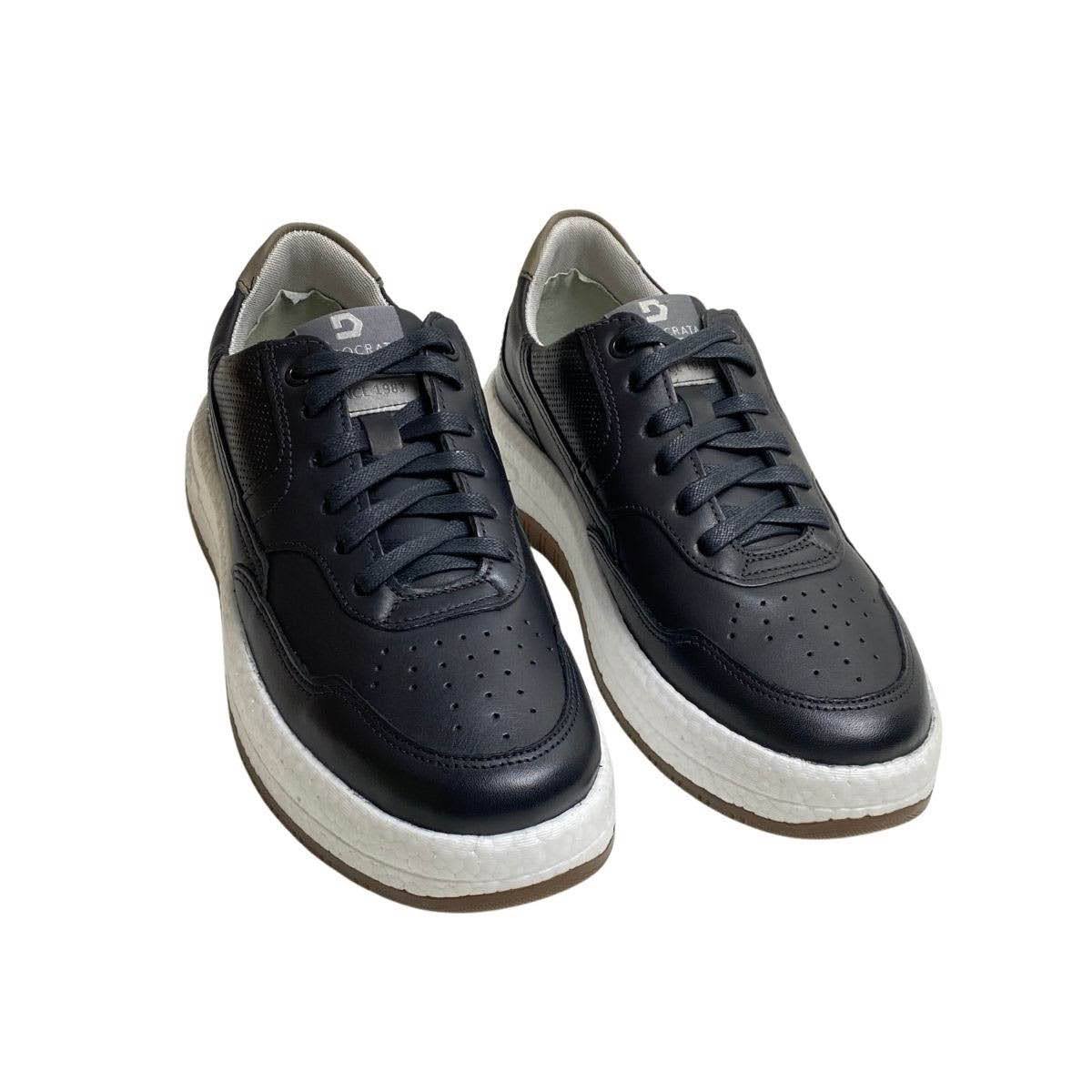 Tênis Democrata Masculino 600101 Preto Preto 4