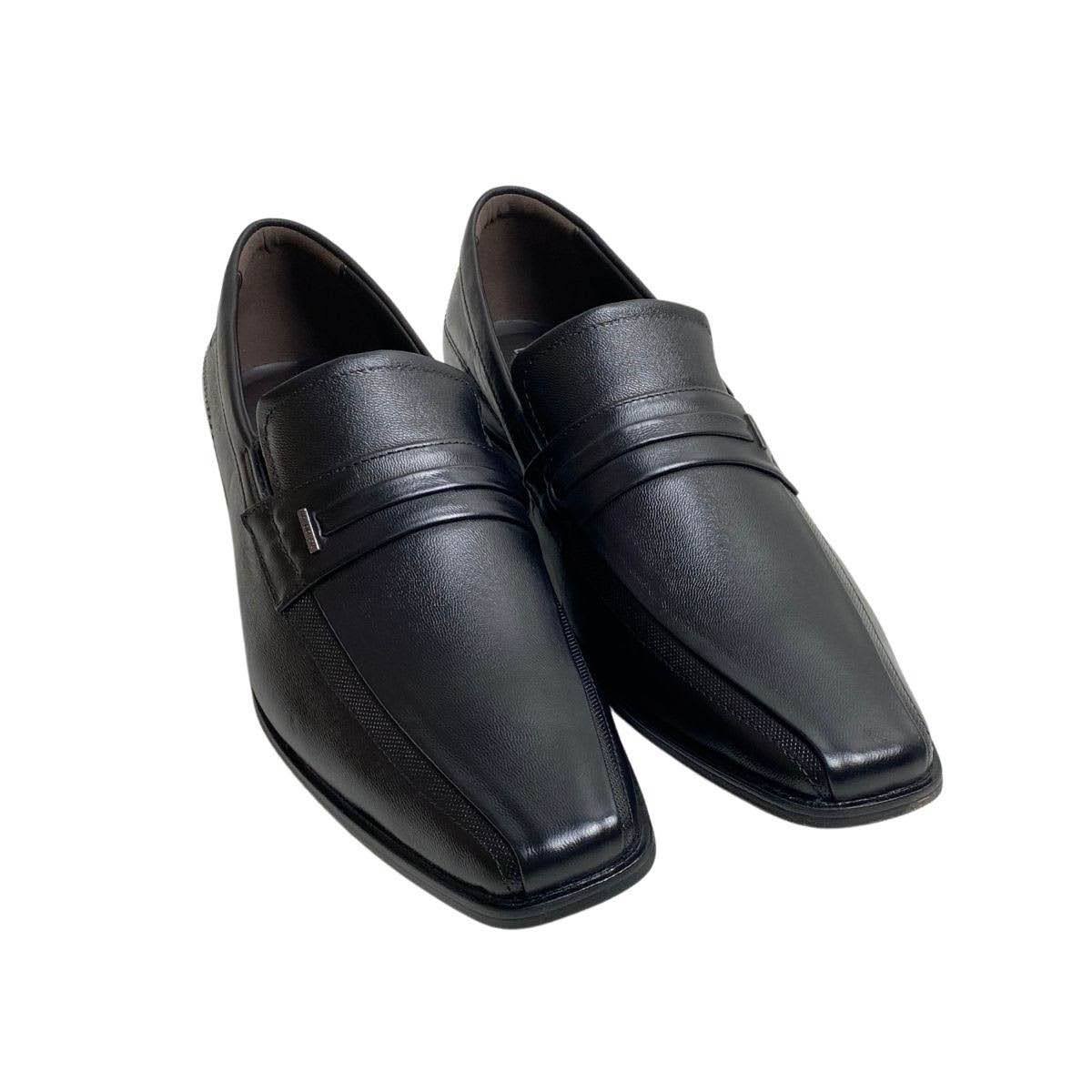 Sapato Social Democrata Masculino 646102 Preto Preto 4