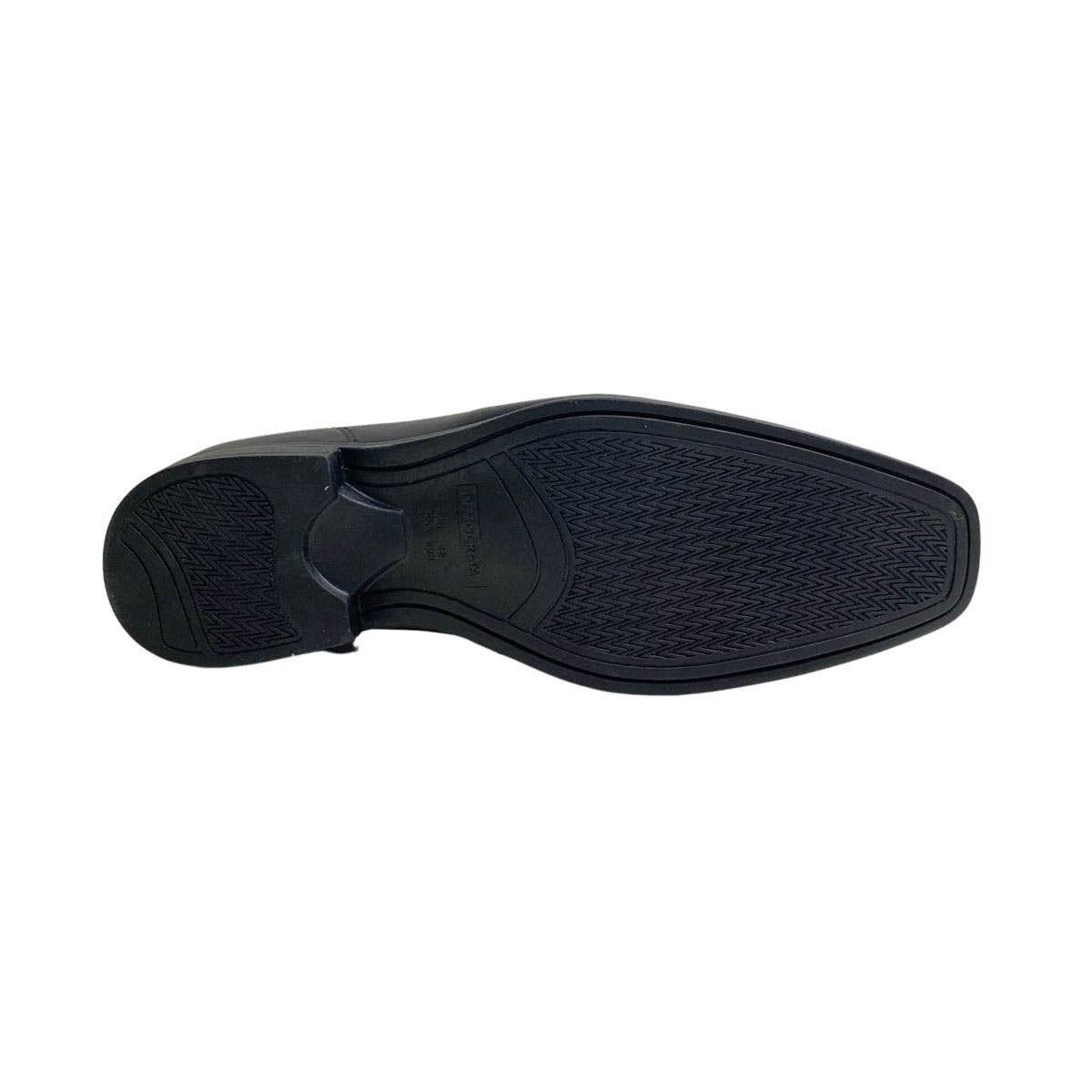 Sapato Social Democrata Masculino 646102 Preto Preto 6