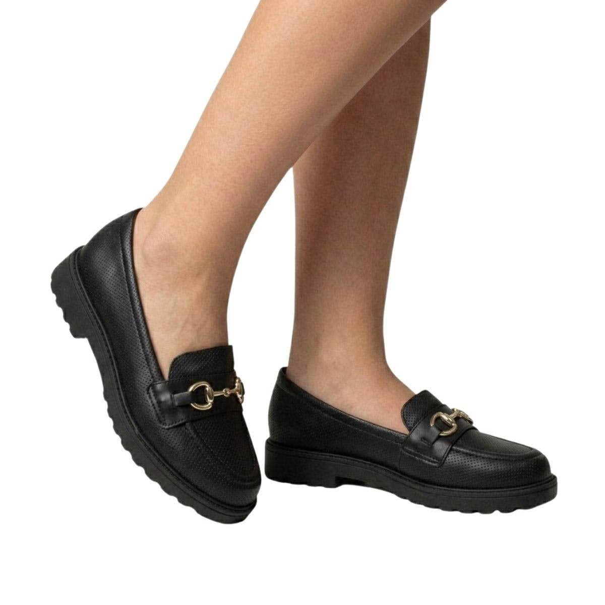 Mocassim Modare Feminino 7357106 Preto Preto 2